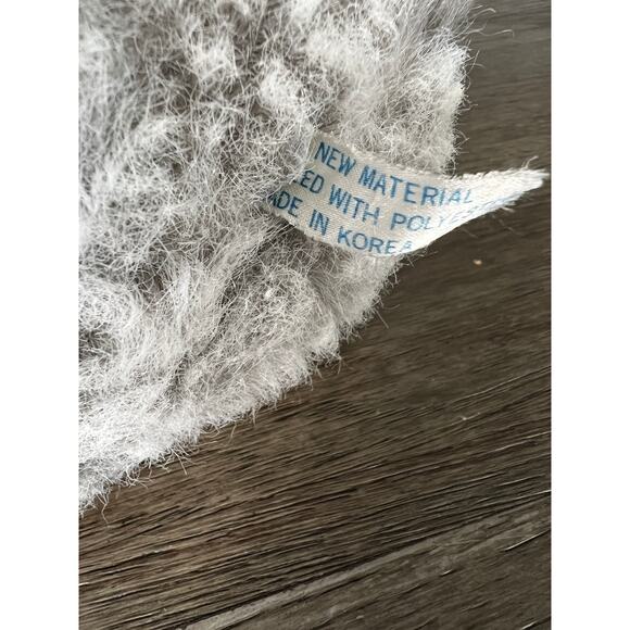 Cute n Cuddly Grey & White Wolf Plush - Picture 4 of 5
